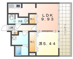 FLAT HOSHIDAの物件間取画像